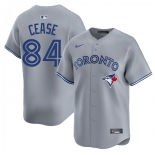 Men's Toronto Blue Jays #84 Dylan Cease Gray Cool Base Jersey Men's Toronto Blue Jays #84 Dylan Cease Gray Cool Base Jersey