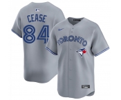 Men's Toronto Blue Jays #84 Dylan Cease Gray Cool Base Jersey Men's Toronto Blue Jays #84 Dylan Cease Gray Cool Base Jersey