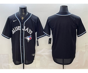Men's Toronto Blue Jays Blank 2026 Fashion Replica Black Out Stitched Baseball Jersey