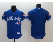 Men's Toronto Blue Jays Blank Majestic Blue Fashion Stars & Stripes Flex Base Jersey Men's Toronto Blue Jays Blank Majestic Blue Fashion Stars & Stripes Flex Base Jersey