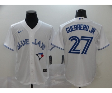 Nike Men's Toronto Blue Jays #27 Vladimir Guerrero Jr.White Cool Base  Baseball Jersey
