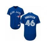 Toronto Blue Jays #46 Brett Anderson Royal Blue Flexbase Authentic Collection MLB Jersey Toronto Blue Jays #46 Brett Anderson Royal Blue Flexbase Authentic Collection MLB Jersey