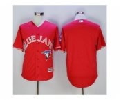 Toronto Blue Jays Blank Red New Cool Base 40th Anniversary Stitched Baseball Jersey Toronto Blue Jays Blank Red New Cool Base 40th Anniversary Stitched Baseball Jersey