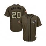 mlb jerseys toronto blue jays #20 josh donaldson green salute to service mlb jerseys toronto blue jays #20 josh donaldson green salute to service