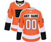 Women's Adidas Philadelphia Flyers Customized Premier Orange Home NHL Jersey