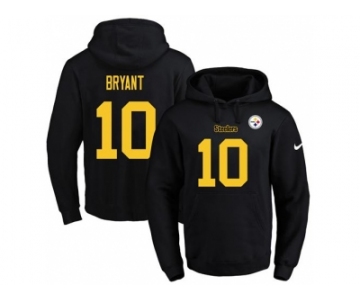 Nike Pittsburgh Steelers #10 Martavis Bryant Black(Gold No.) Name & Number Pullover NFL Hoodie