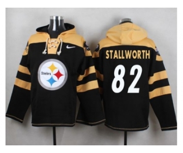 Nike Pittsburgh Steelers #82 John Stallworth Black Player Pullover NFL Hoodie