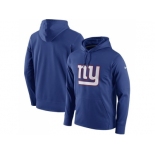 Men New York Giants Nike Royal Circuit Logo Essential Performance Hoodie
