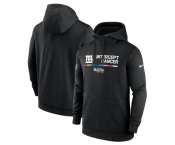 Men's New York Giants 2022 Black Crucial Catch Therma Performance Pullover Hoodie
