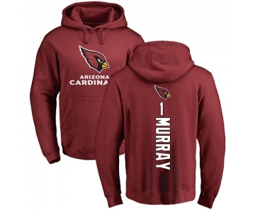 Football Arizona Cardinals #1 Kyler Murray Maroon Backer Pullover Hoodie