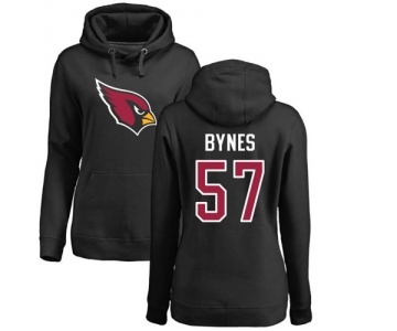 NFL Women's Nike Arizona Cardinals #57 Josh Bynes Black Name & Number Logo Pullover Hoodie