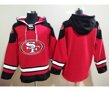 Men's San Francisco 49ers Custom Red Team Color New NFL Hoodie