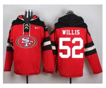 Nike San Francisco 49ers #52 Patrick Willis Red Player Pullover Hoodie