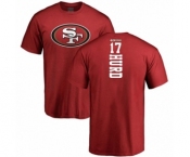 Football San Francisco 49ers #17 Jalen Hurd Red Backer T-Shirt