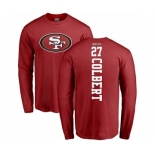 Football San Francisco 49ers #27 Adrian Colbert Red Backer Long Sleeve T-Shirt