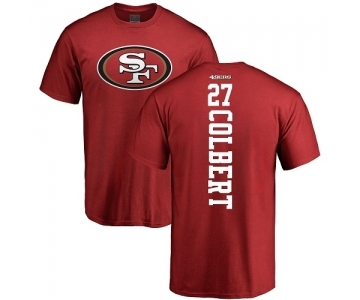 Football San Francisco 49ers #27 Adrian Colbert Red Backer T-Shirt