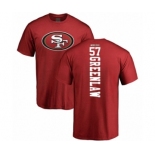 Football San Francisco 49ers #57 Dre Greenlaw Red Backer T-Shirt