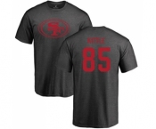 Football San Francisco 49ers #85 George Kittle Ash One Color T-Shirt