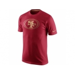 Men's San Francisco 49ers Nike Scarlet Championship Drive Gold Collection Performance T-Shirt