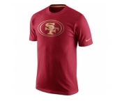 Men's San Francisco 49ers Nike Scarlet Championship Drive Gold Collection Performance T-Shirt