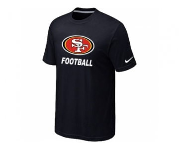 Men's San Francisco 49ersFacility T-Shirt Black