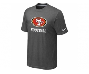 Men's San Francisco 49ersFacility T-Shirt D.Grey