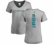 NFL Women's Nike Miami Dolphins #19 Jakeem Grant Ash Backer T-Shirt