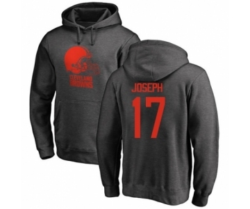 NFL Nike Cleveland Browns #17 Greg Joseph Ash One Color Pullover Hoodie
