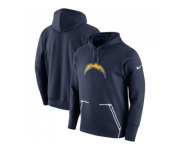 Men Los Angeles Chargers Nike Navy Champ Drive Vapor Speed Performance Pullover Hoodie