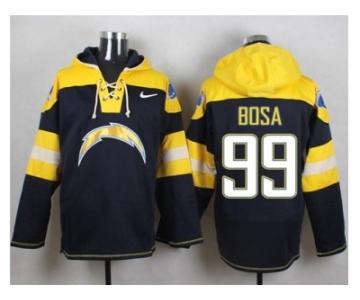 Nike San Diego Chargers #99 Joey Bosa Navy Blue Player Pullover Hoodie