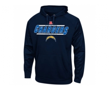 San Diego Chargers Majestic Navy Blue Synthetic Hoodie Sweatshirt