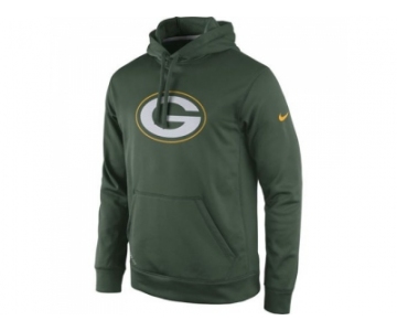 Green Bay Packers Nike Green Practice Performance Pullover Hoodie