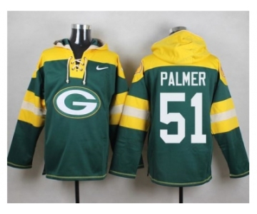 Nike Green Bay Packers #51 Nate Palmer Green Player Pullover NFL Hoodie