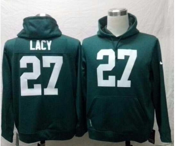 nike nfl jerseys green bay packers #27 lacy green[pullover hooded sweatshirt]