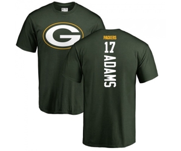 Football Green Bay Packers #17 Davante Adams Green Backer T-Shirt