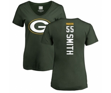 Football Women's Green Bay Packers #55 Za'Darius Smith Green Backer T-Shirt