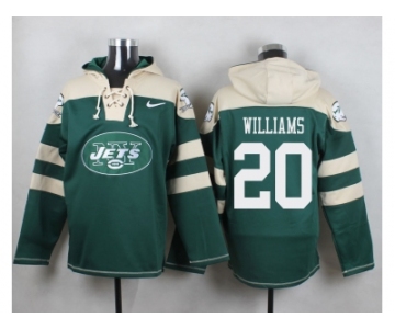 Nike New York Jets #20 Marcus Williams Green Player Pullover NFL Hoodie