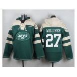 Nike New York Jets #27 Dee Milliner Green Player Pullover NFL Hoodie