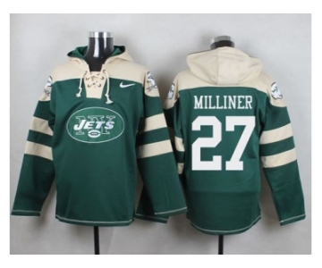Nike New York Jets #27 Dee Milliner Green Player Pullover NFL Hoodie