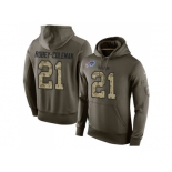NFL Nike Buffalo Bills #21 Nickell Robey-Coleman Green Salute To Service Men's Pullover Hoodie
