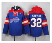 Nike Buffalo Bills #32 O. J. Simpson Royal Blue Player Pullover NFL Hoodie