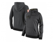 Women's Buffalo Bills Anthracite Salute to Service Player Performance Hoodie