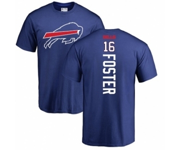 NFL Nike Buffalo Bills #16 Robert Foster Royal Blue Backer T-Shirt