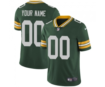 Men's Green Bay Packers Customized Green Team Color Vapor Untouchable Limited Player Football Jersey