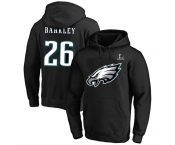 Men's Philadelphia Eagles #26 Saquon Barkley Black Super Bowl LIX Big & Tall Name & Number Pullover Hoodie