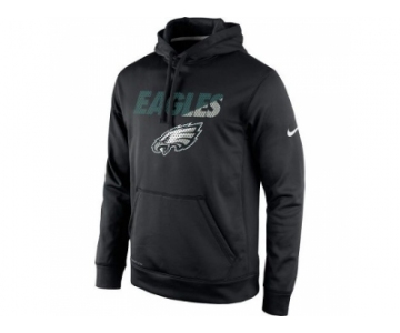 Men's Philadelphia Eagles Nike Black Kick Off Staff Performance Pullover Hoodie