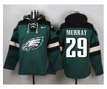 Nike Philadelphia Eagles #29 DeMarco Murray Green Player Pullover Hoodie