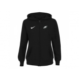 Women Philadelphia Eagles Stadium Rally Full Zip Hoodie Black