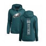 Women's Nike Philadelphia Eagles #80 Jordan Matthews Green Backer Pullover Hoodie