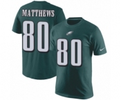 Nike Philadelphia Eagles #80 Jordan Matthews Green Rush Pride Name & Number T-Shirt